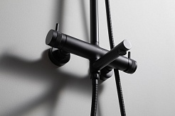 Allen Brau Душевая стойка Priority 5.31A10-31 черный матовый – фотография-2